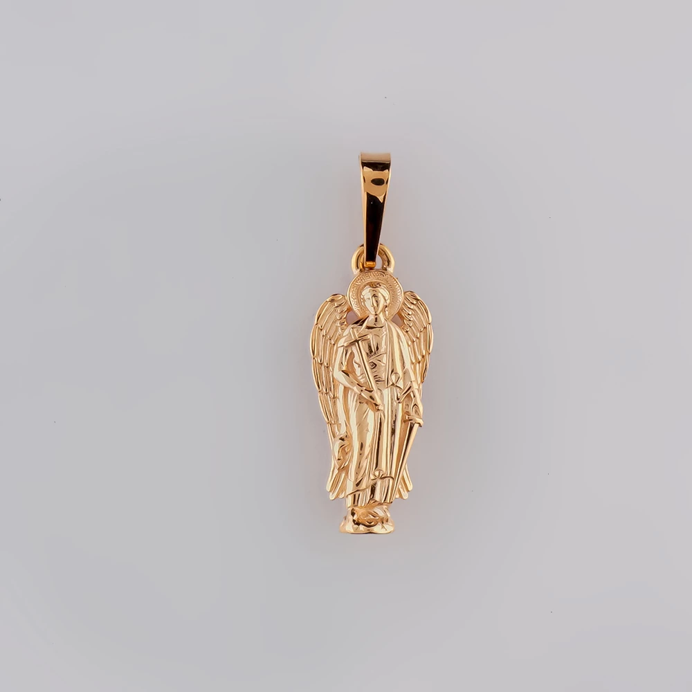 Подвес из красного золота 585 пробы