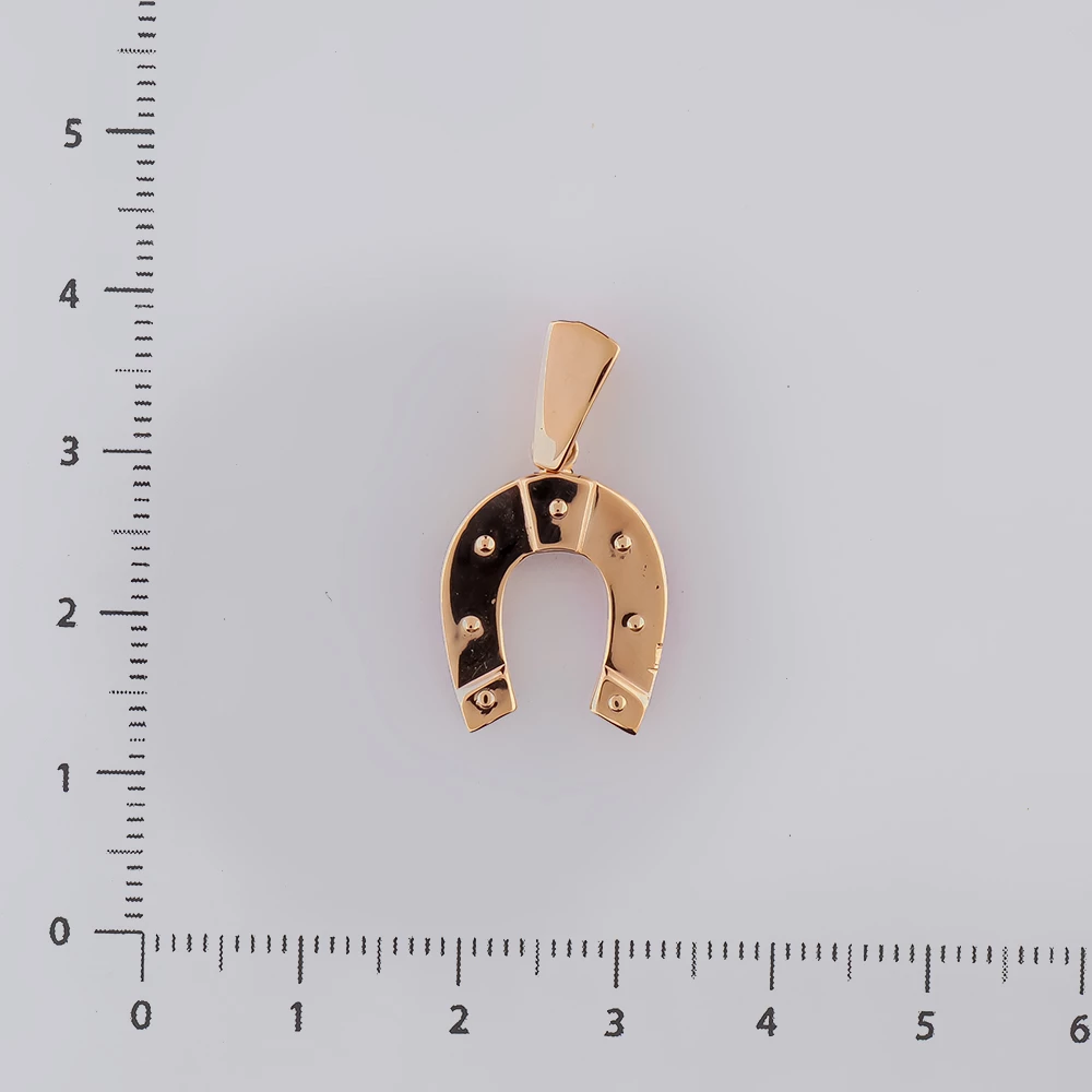 Подвес из красного золота 583 пробы