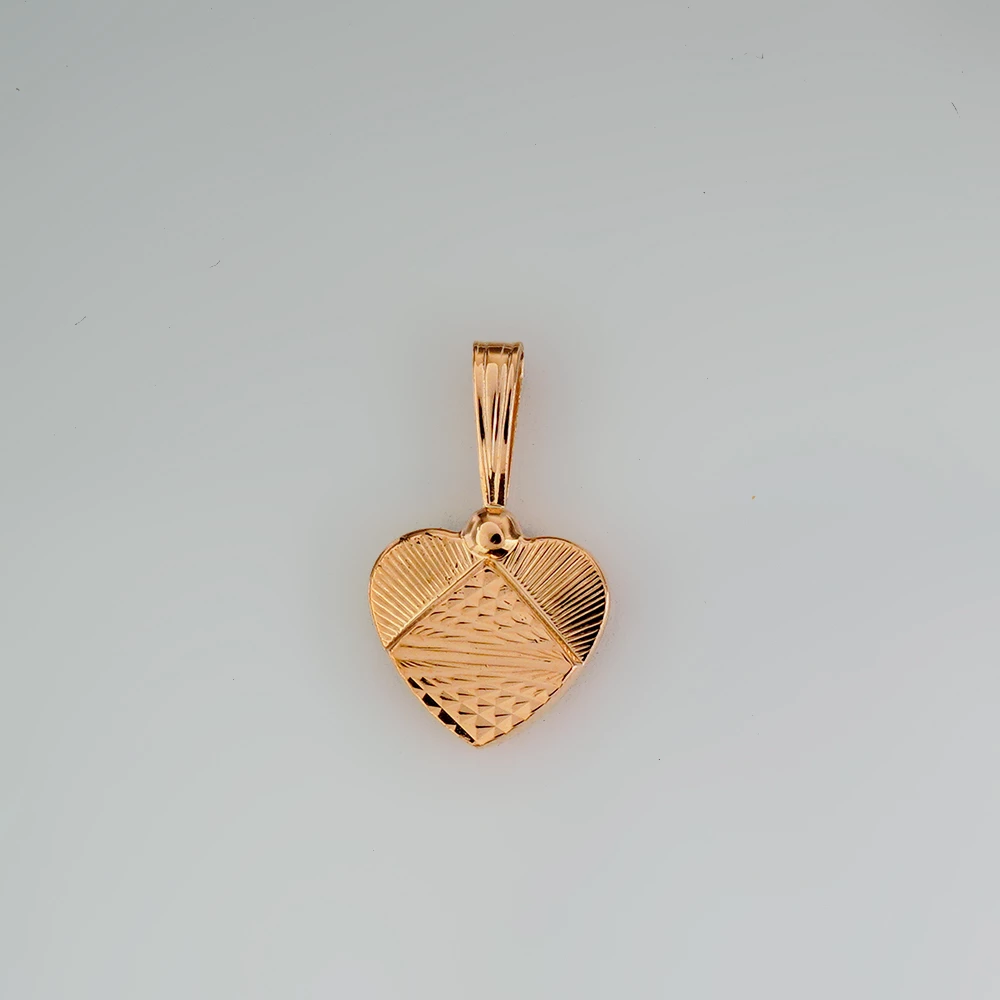 Подвес из красного золота 585 пробы