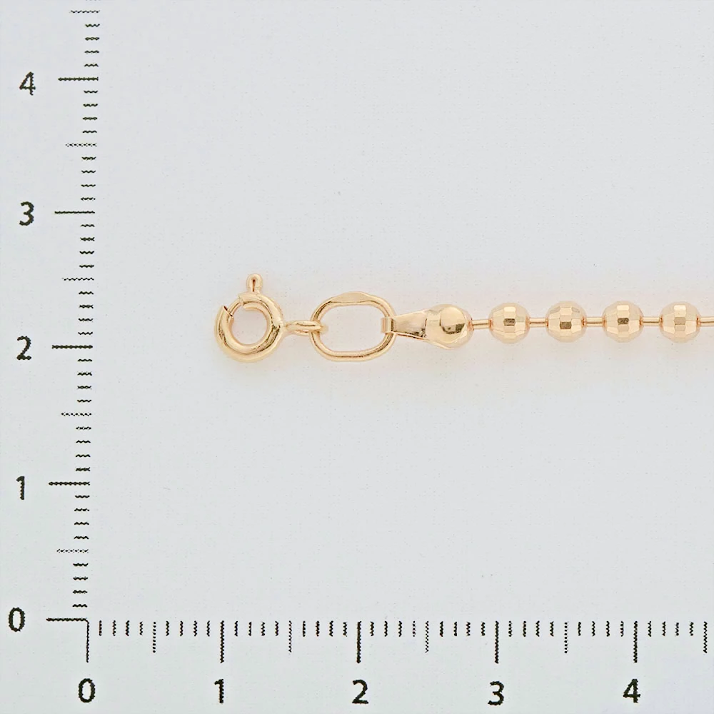 Цепь из красного золота 585 пробы 3