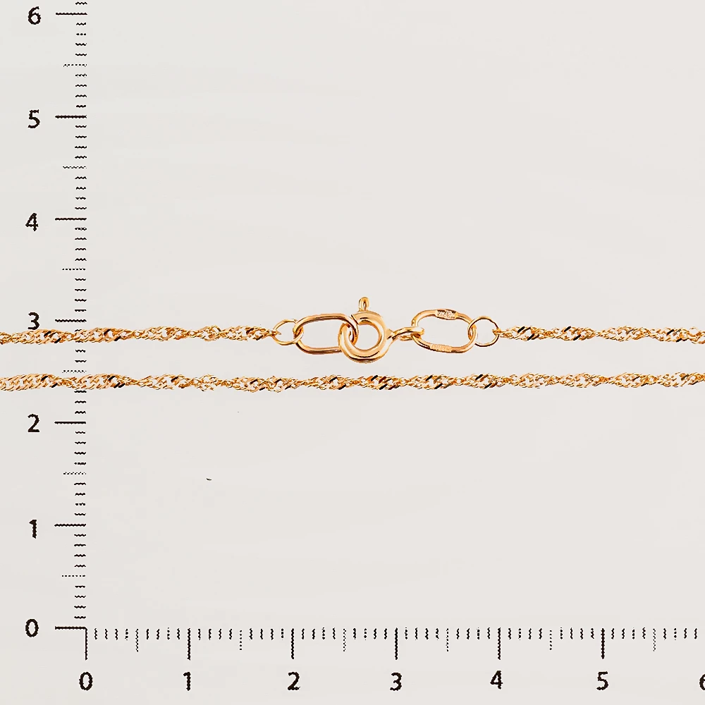 Цепь из красного золота 585 пробы 2