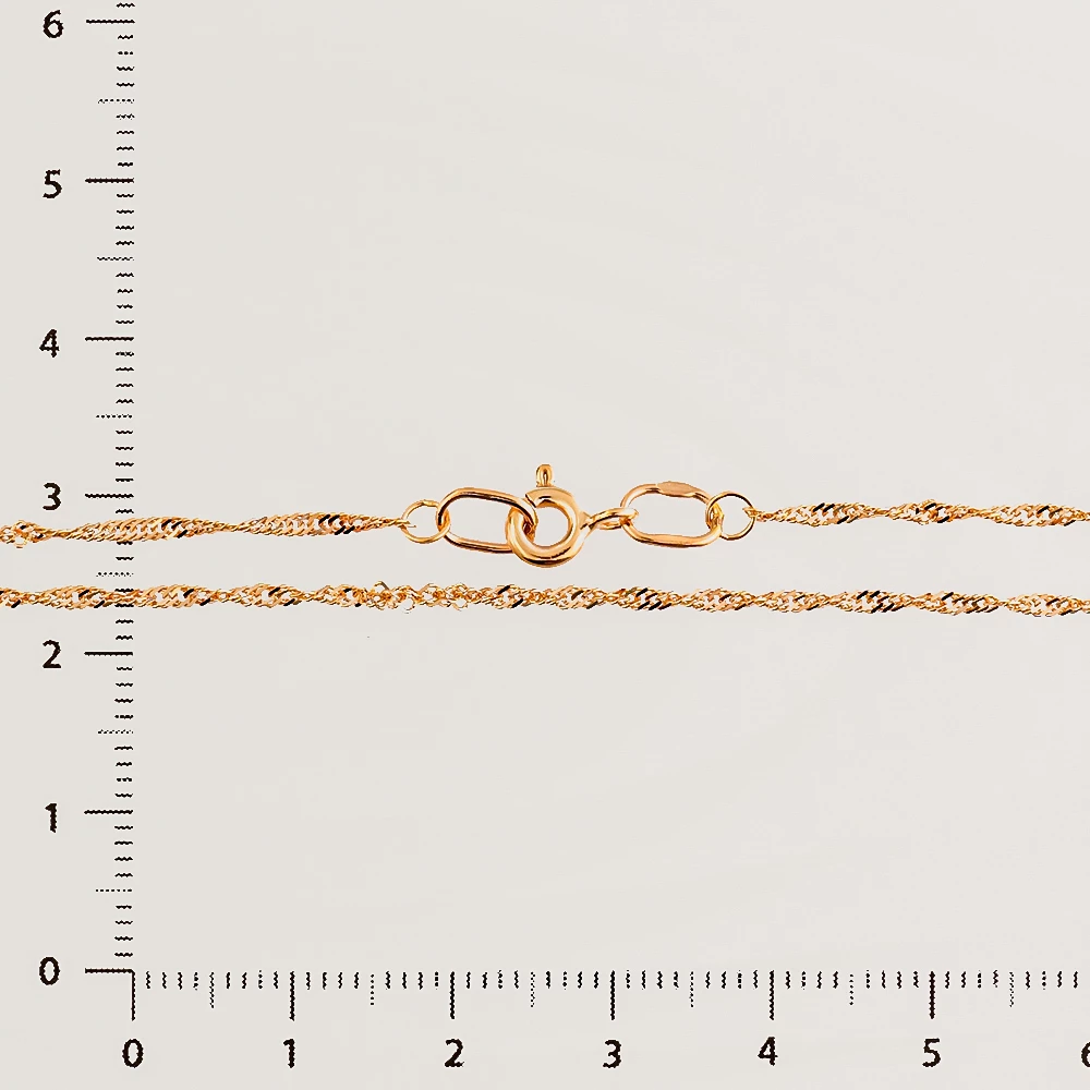 Цепь из красного золота 585 пробы 2