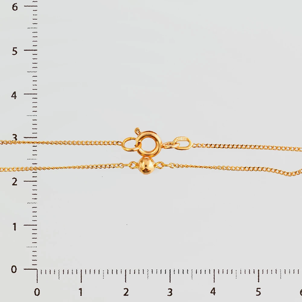 Цепь из желтого золота 585 пробы 2