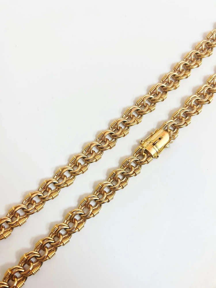 Цепь из красного золота 585 пробы