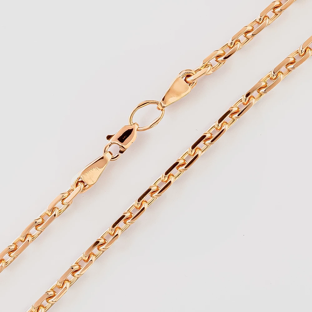 Цепь из красного золота 585 пробы