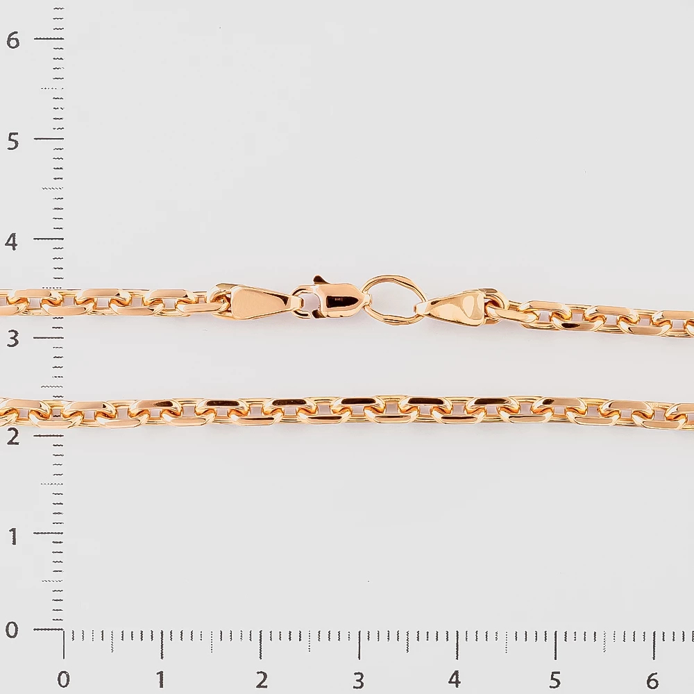 Цепь из красного золота 585 пробы