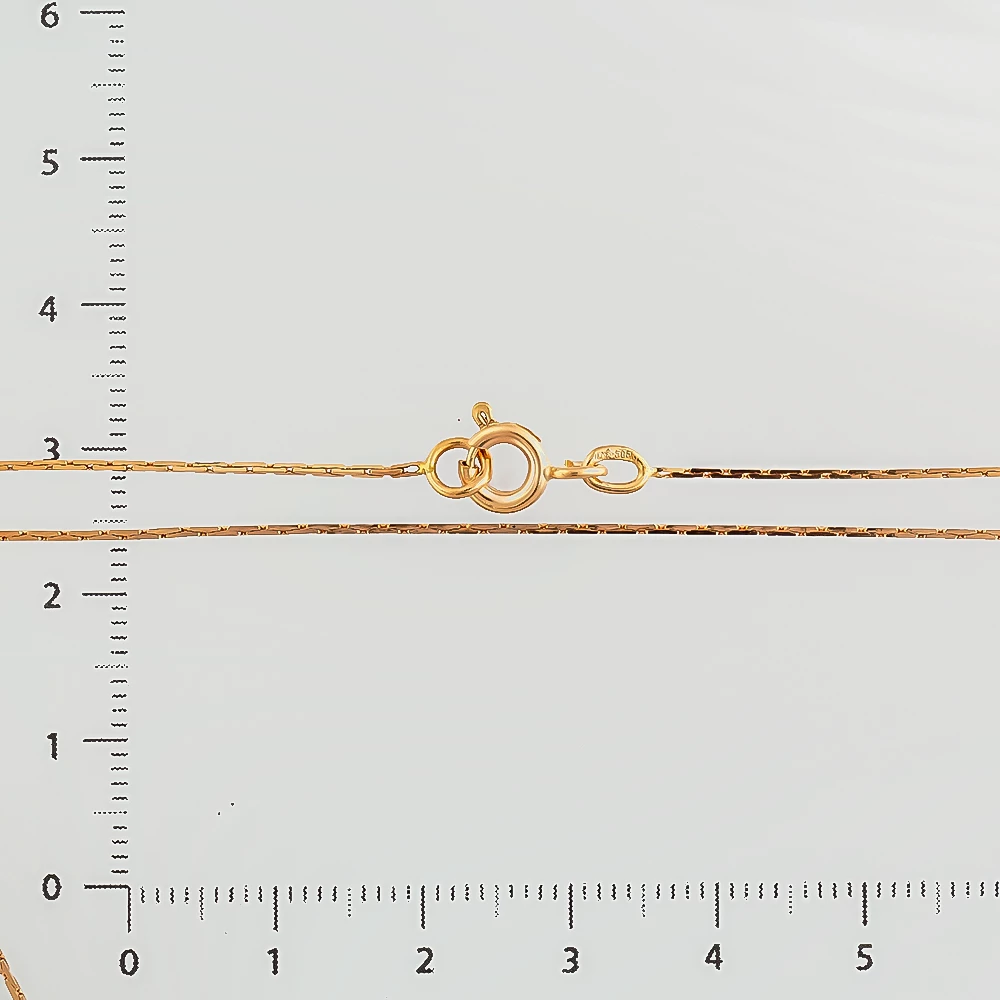 Цепь из красного золота 585 пробы 2