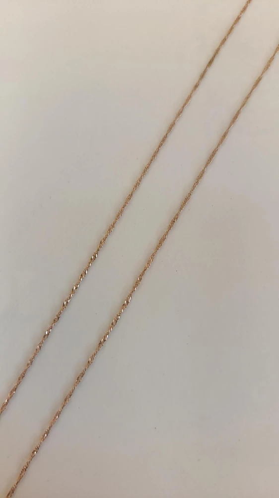 Цепь из красного золота 375 пробы