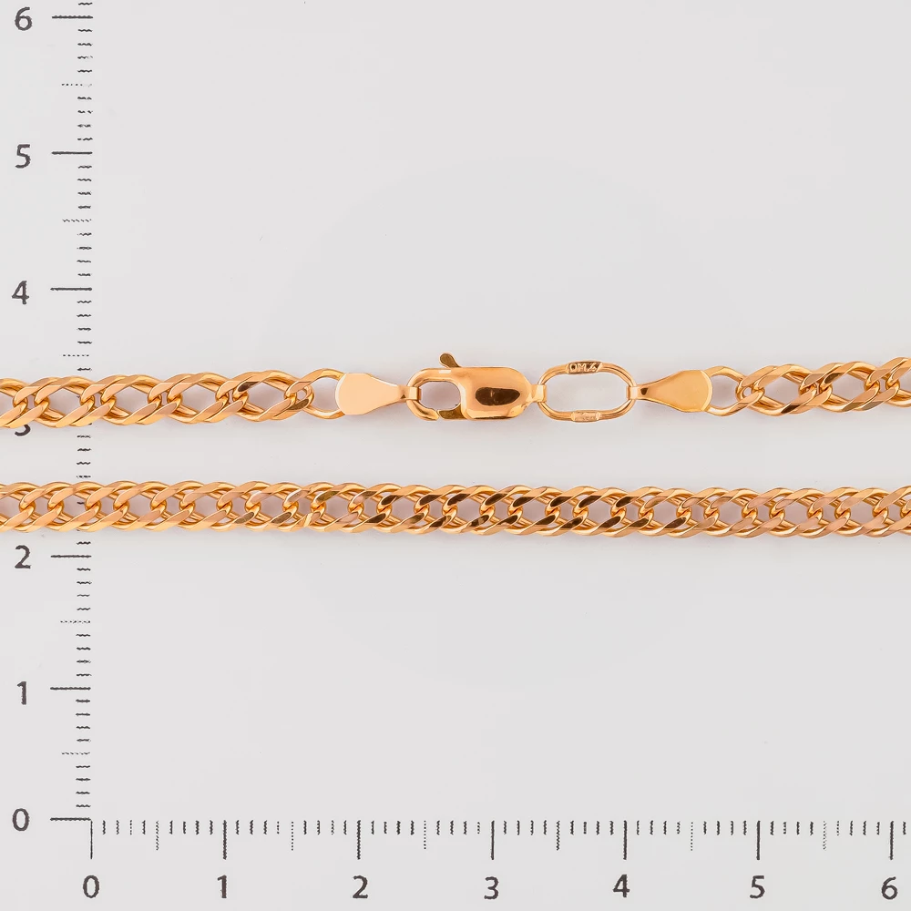 Цепь из красного золота 585 пробы