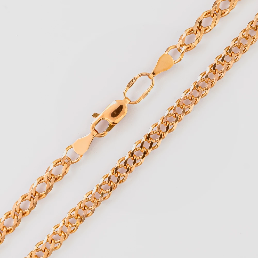 Цепь из красного золота 585 пробы