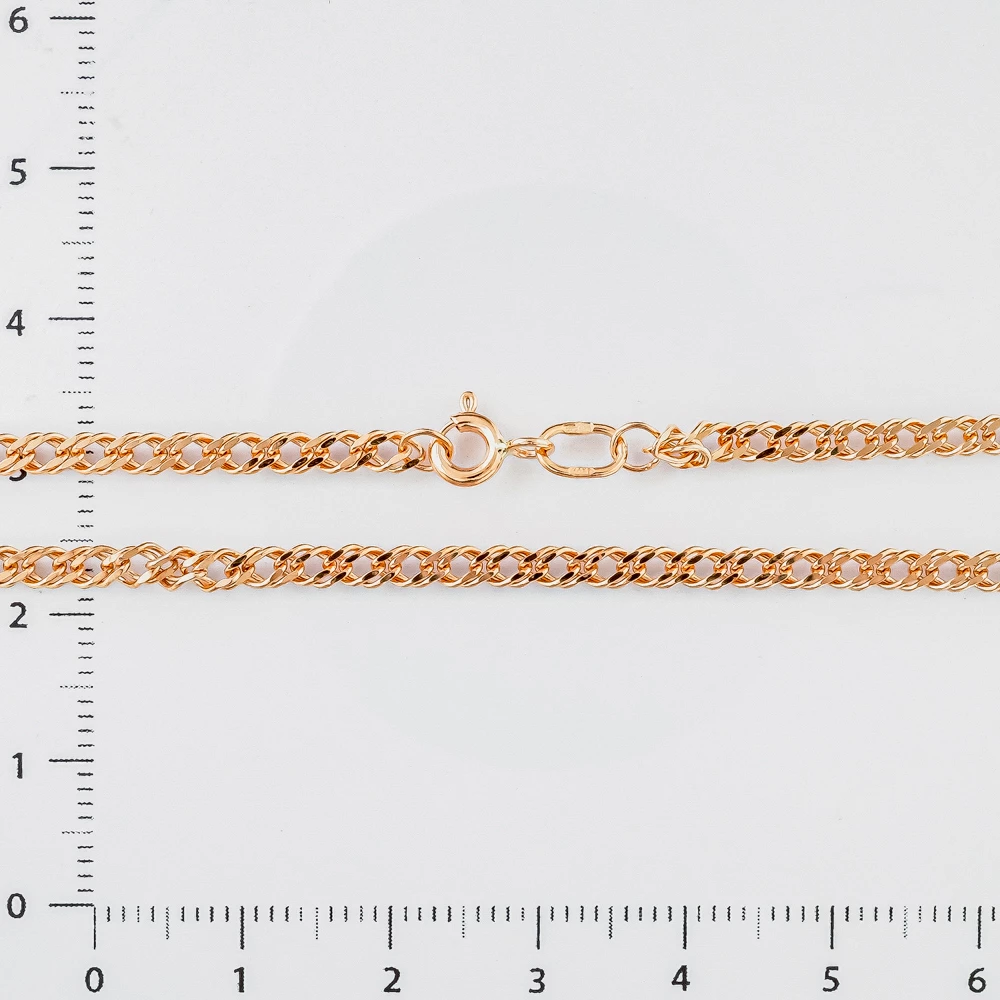 Цепь из красного золота 585 пробы