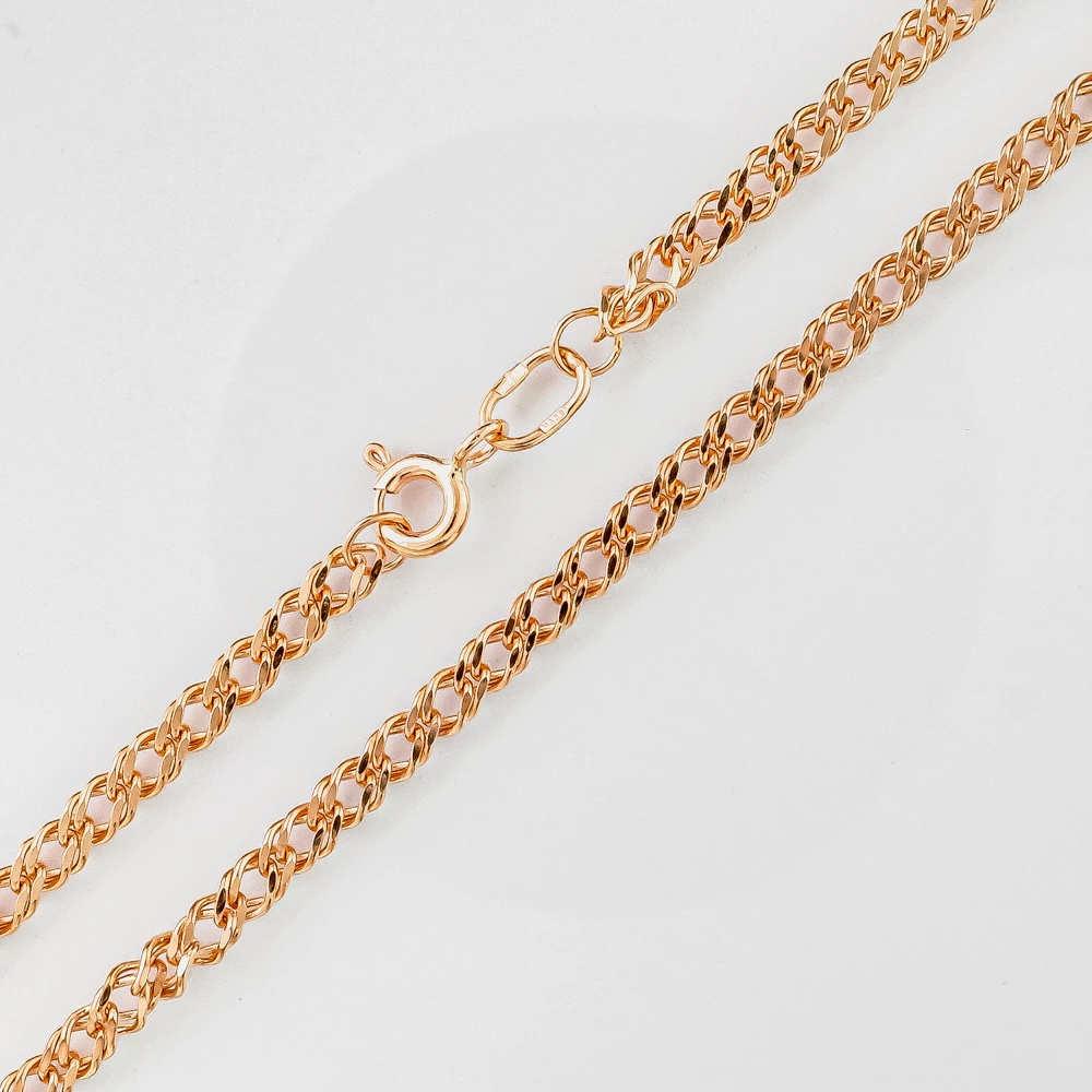 Цепь из красного золота 585 пробы