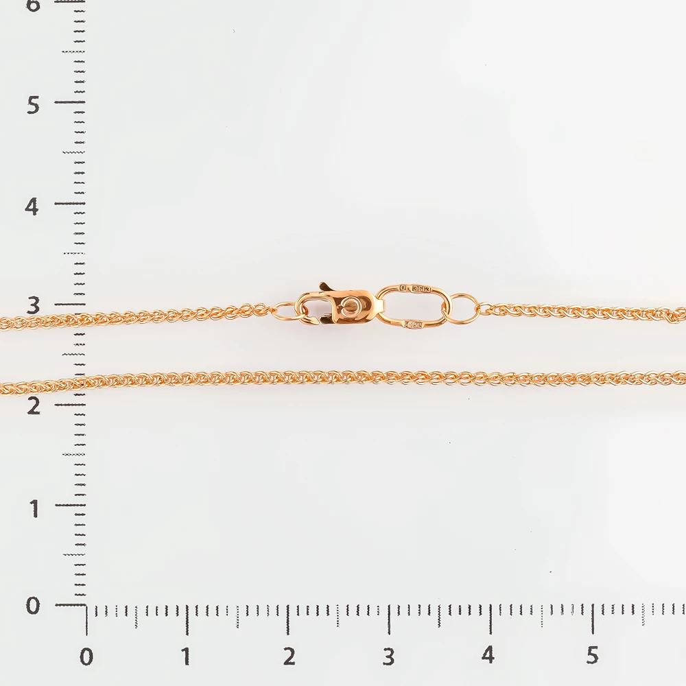 Цепь из красного золота 585 пробы