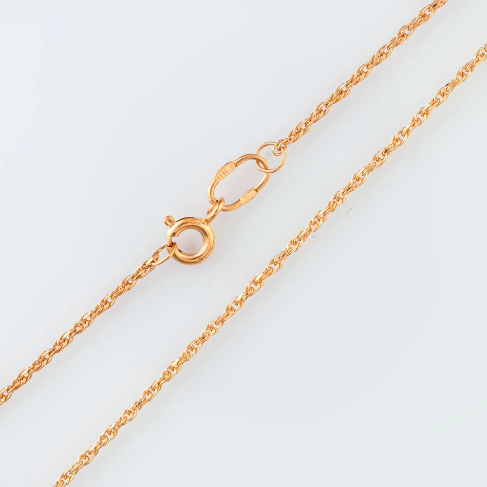 Цепь из красного золота 585 пробы