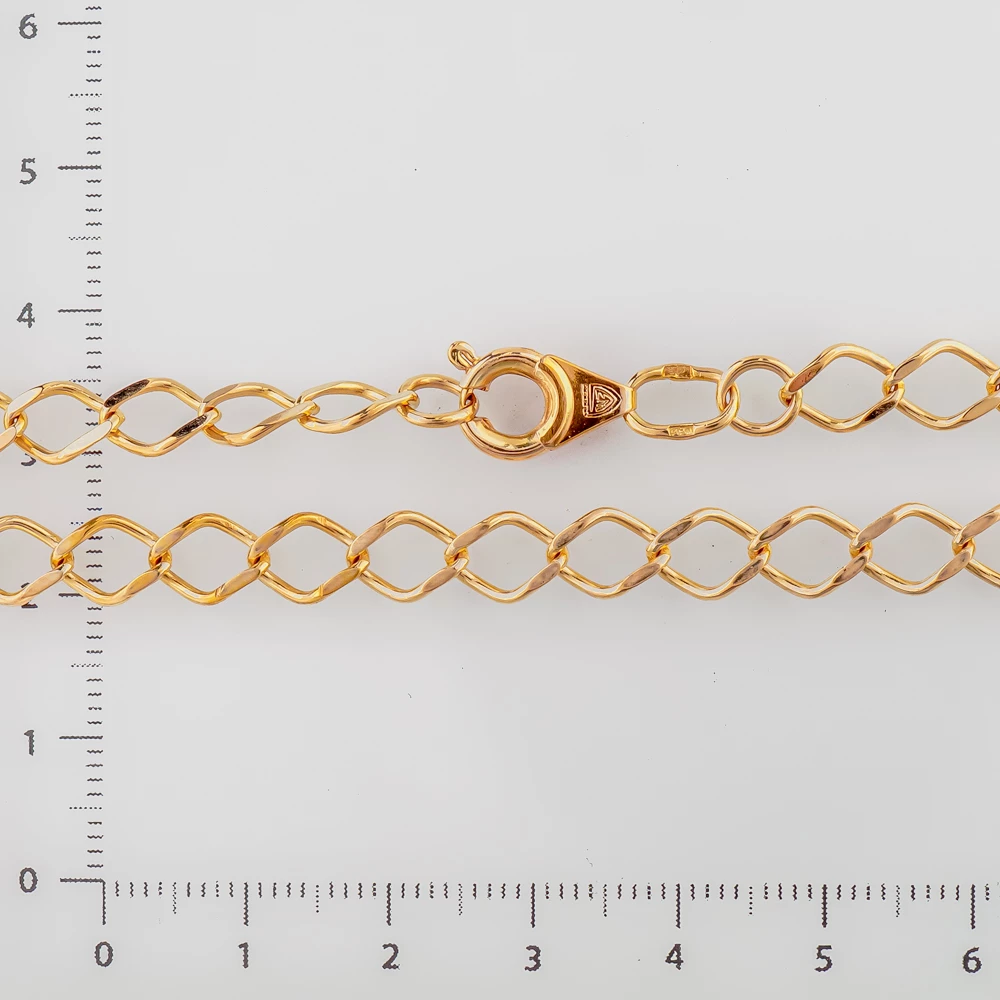 Цепь из красного золота 585 пробы