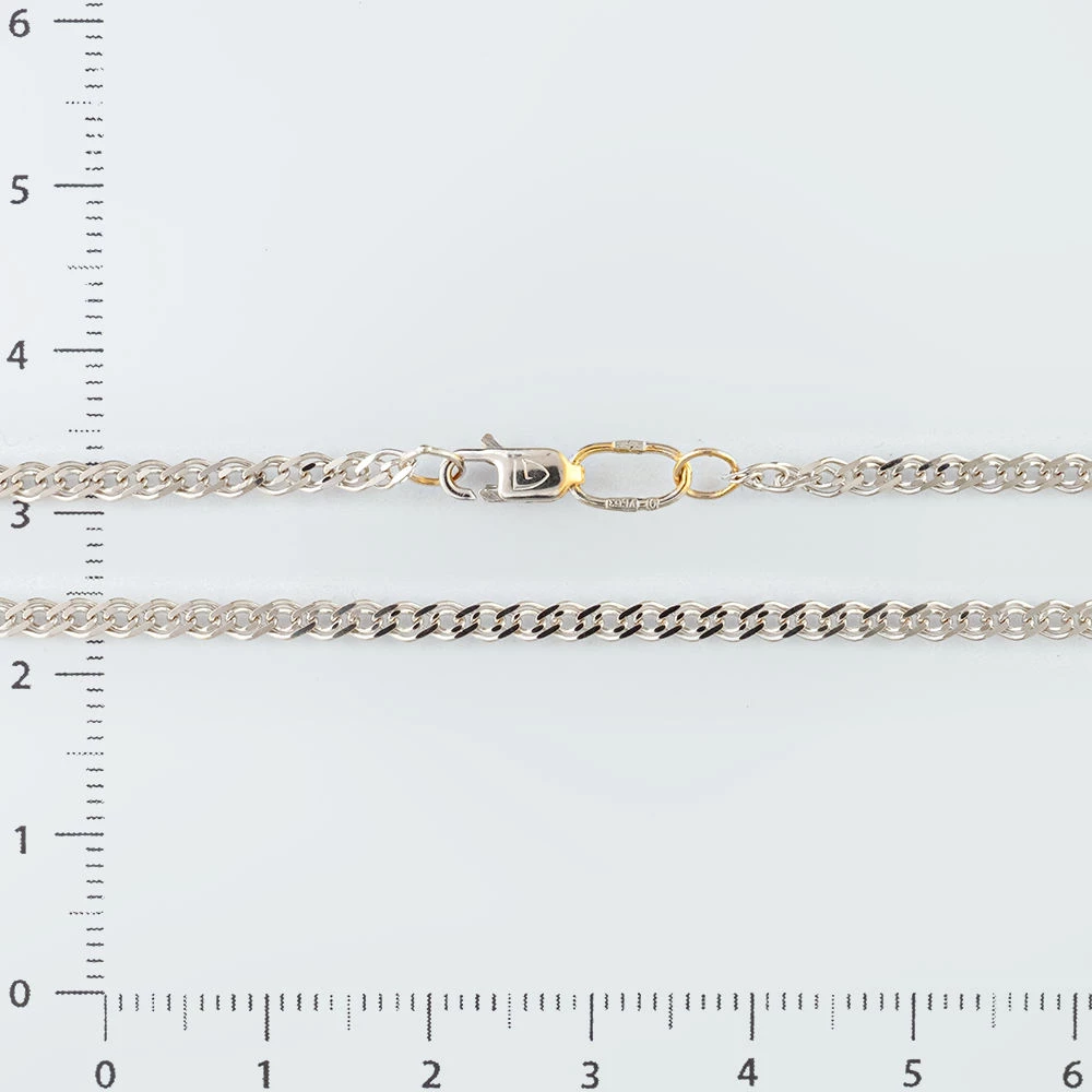 Цепь из белого золота 585 пробы