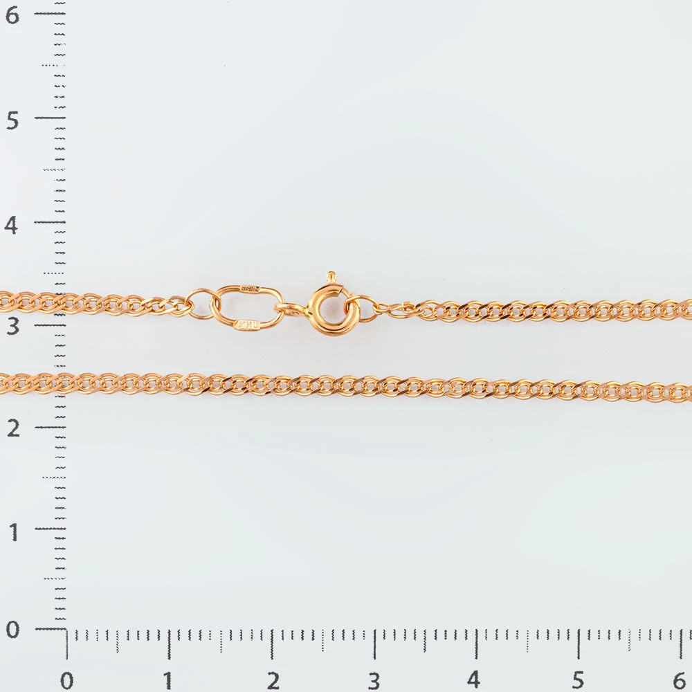 Цепь из красного золота 585 пробы