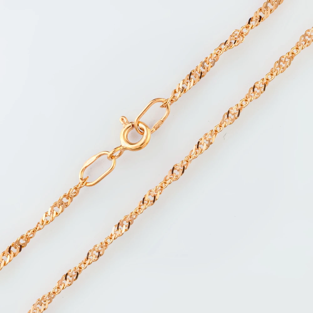 Цепь из красного золота 585 пробы