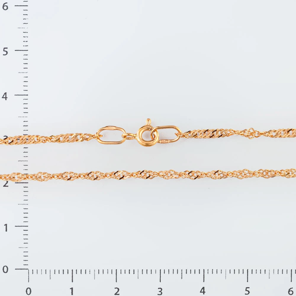 Цепь из красного золота 585 пробы