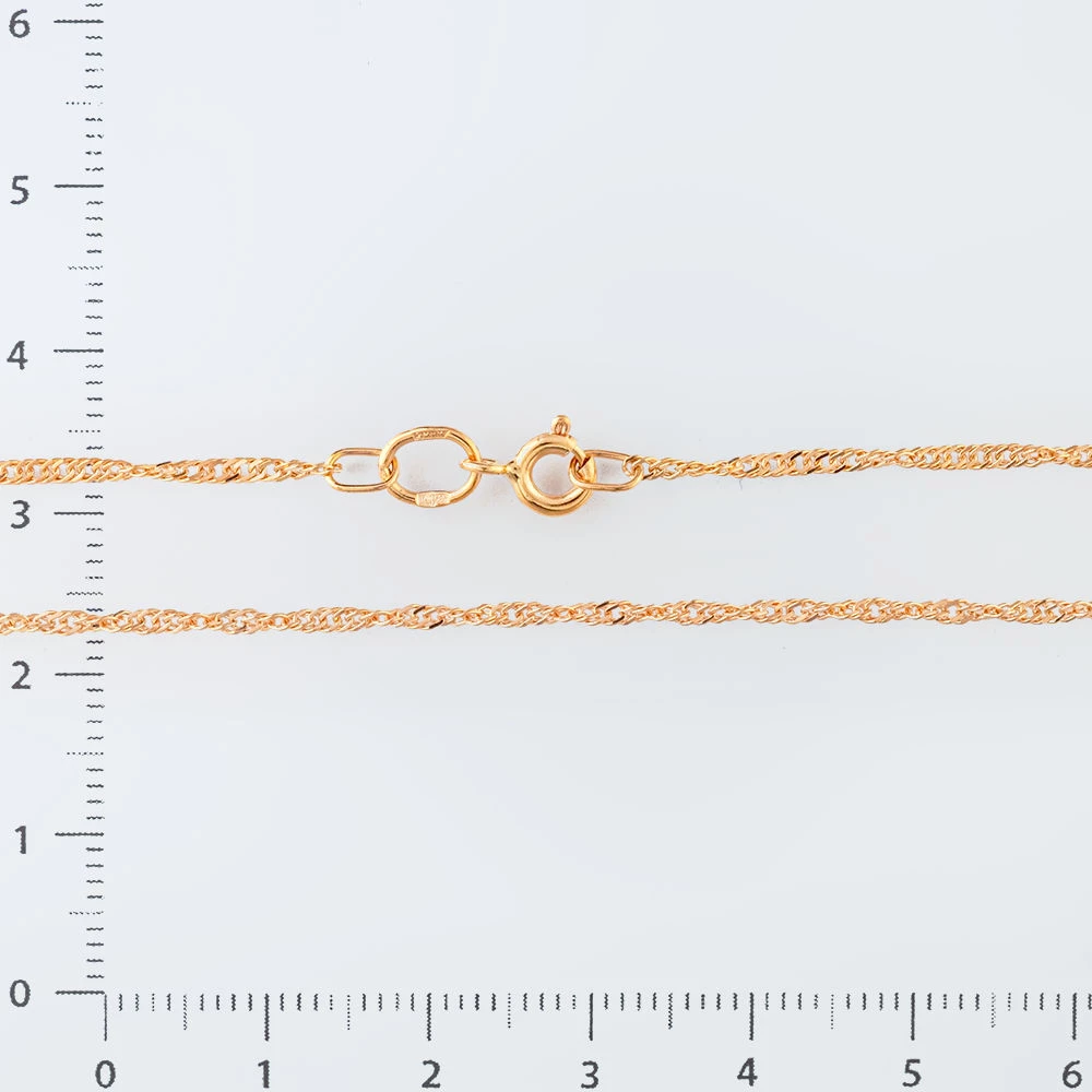 Цепь из красного золота 585 пробы