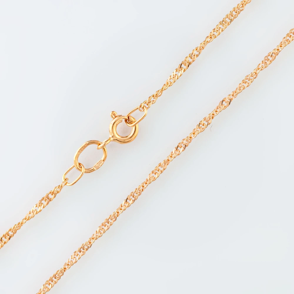 Цепь из красного золота 585 пробы