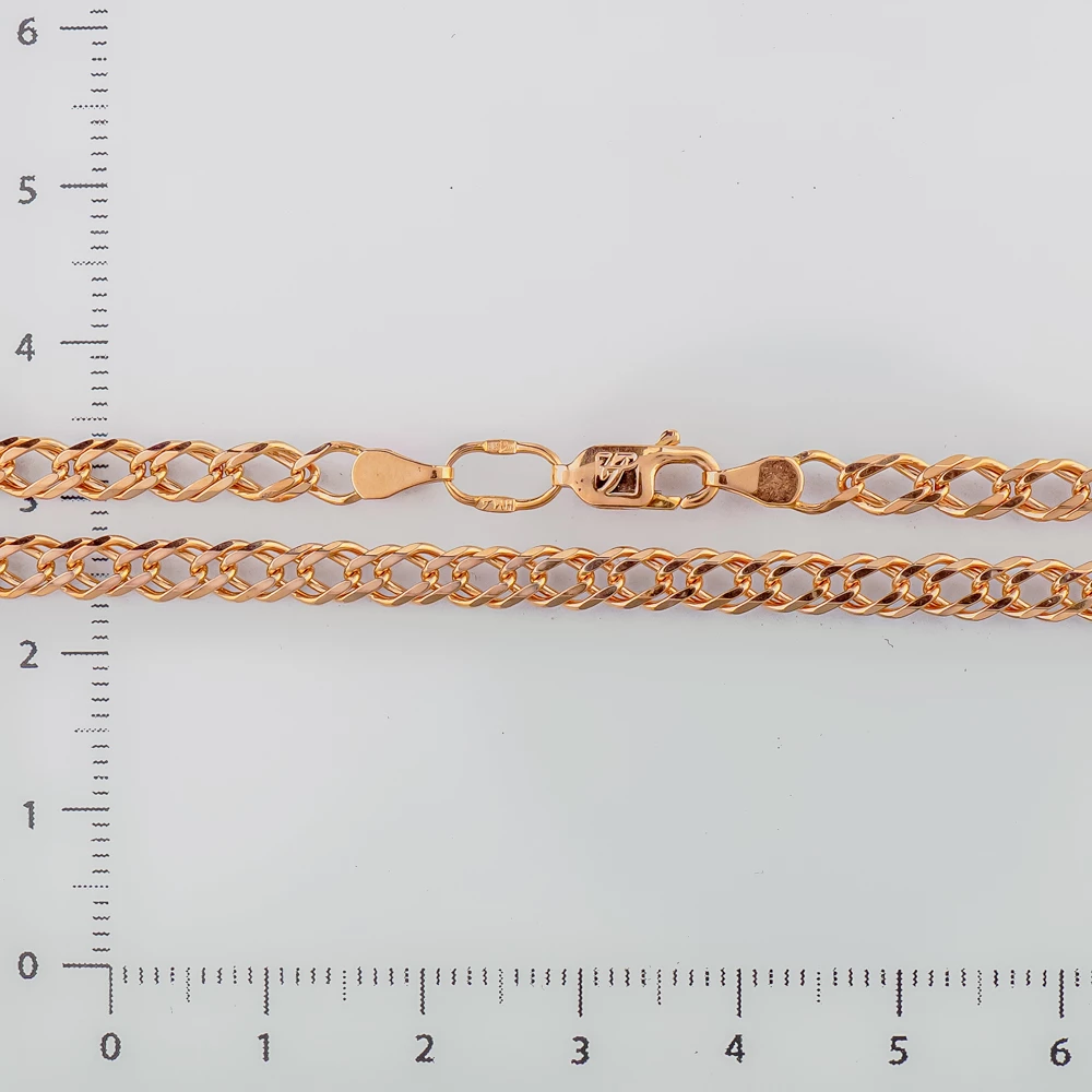 Цепь из красного золота 585 пробы