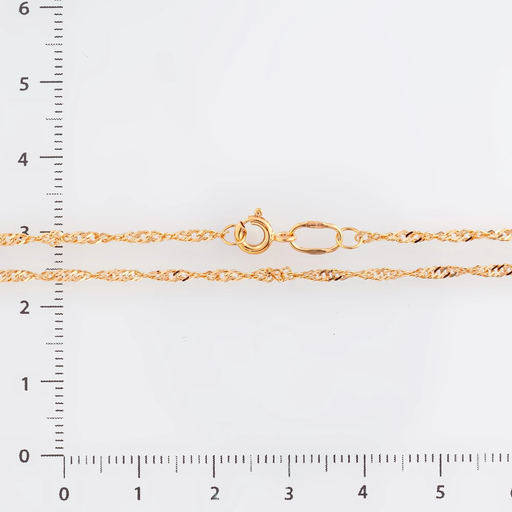 Цепь из красного золота 585 пробы