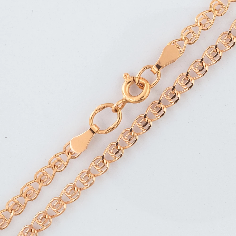 Цепь из красного золота 585 пробы