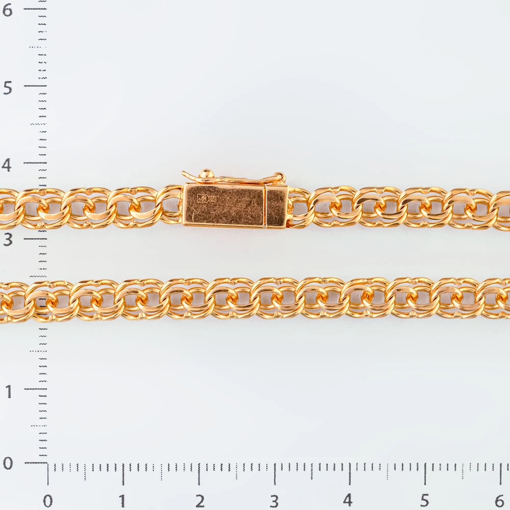 Цепь из красного золота 585 пробы