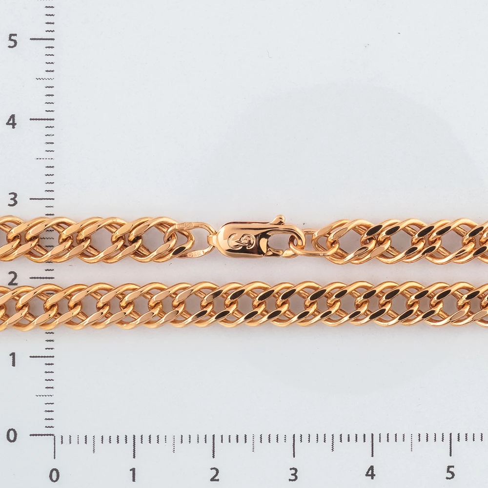 Цепь из красного золота 585 пробы