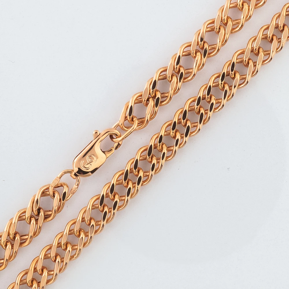 Цепь из красного золота 585 пробы