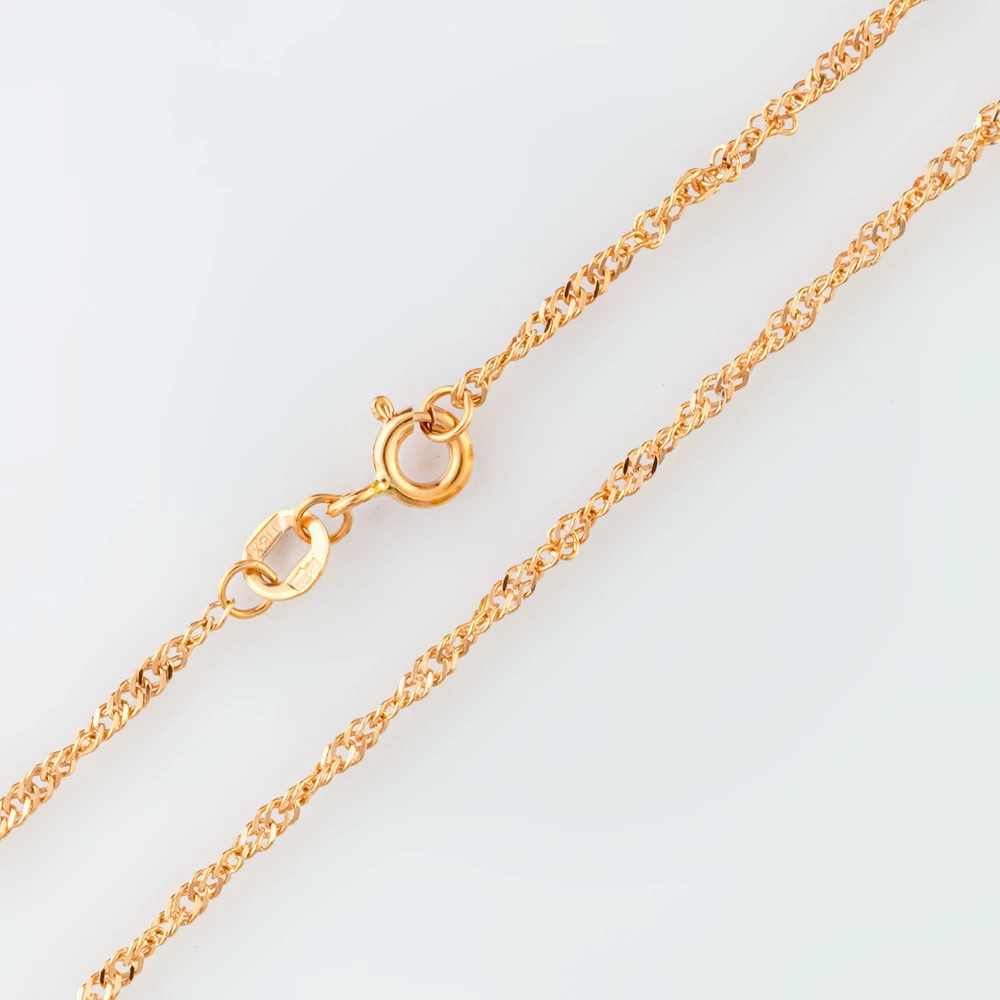 Цепь из красного золота 585 пробы