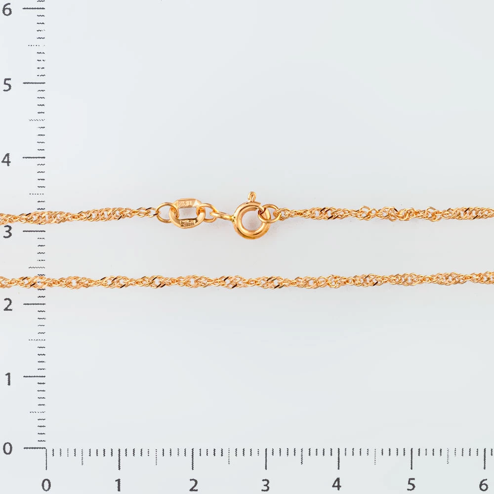 Цепь из красного золота 585 пробы