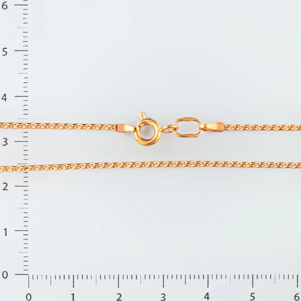 Цепь из красного золота 585 пробы