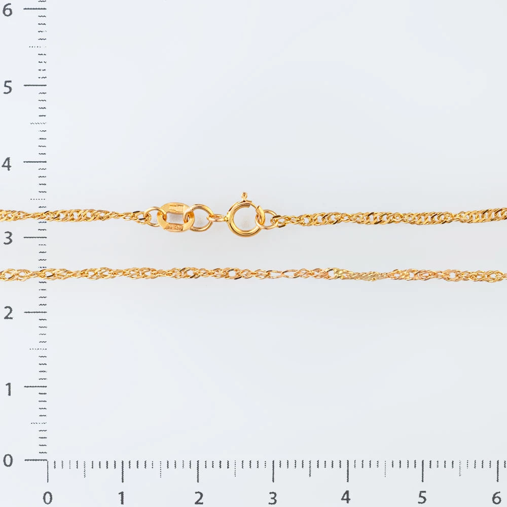 Цепь из красного золота 585 пробы