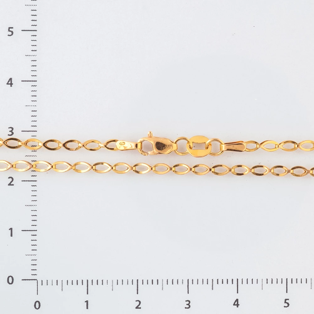 Цепь из красного золота 585 пробы