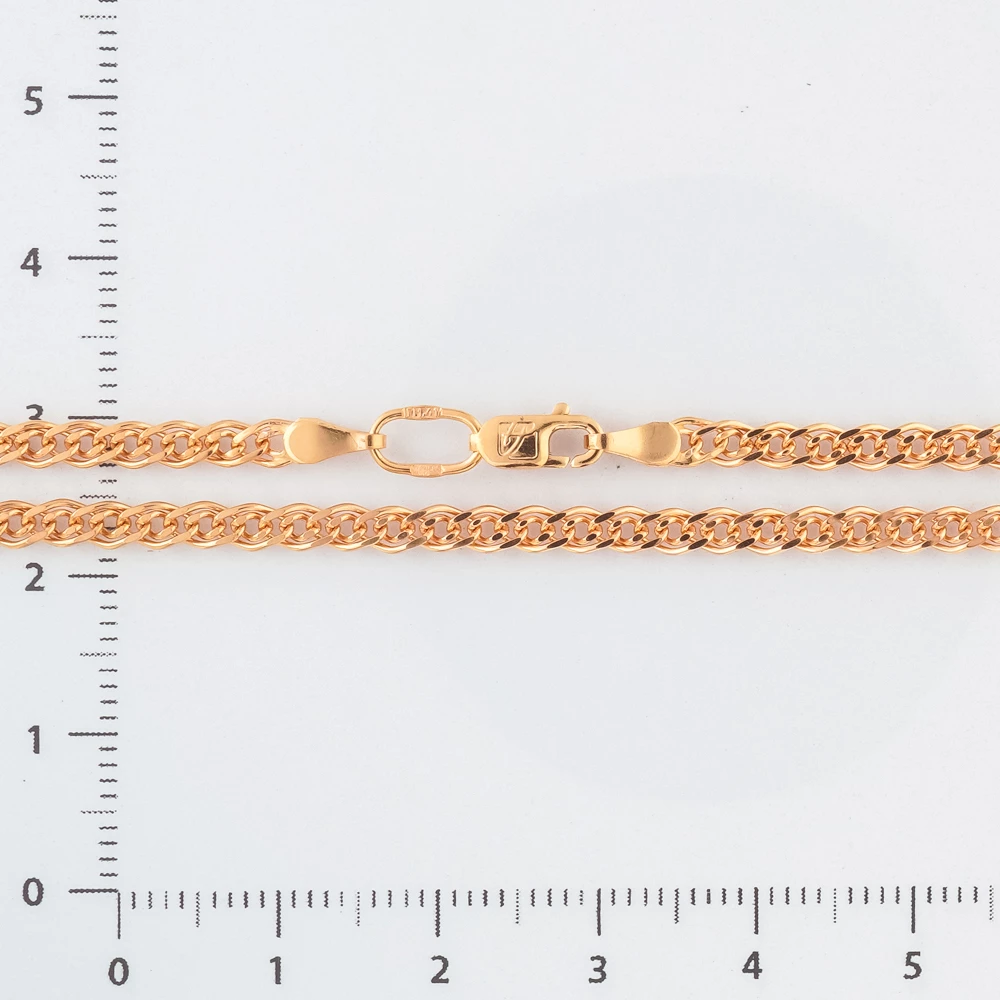 Цепь из красного золота 585 пробы