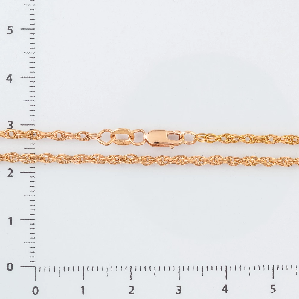 Цепь из красного золота 585 пробы