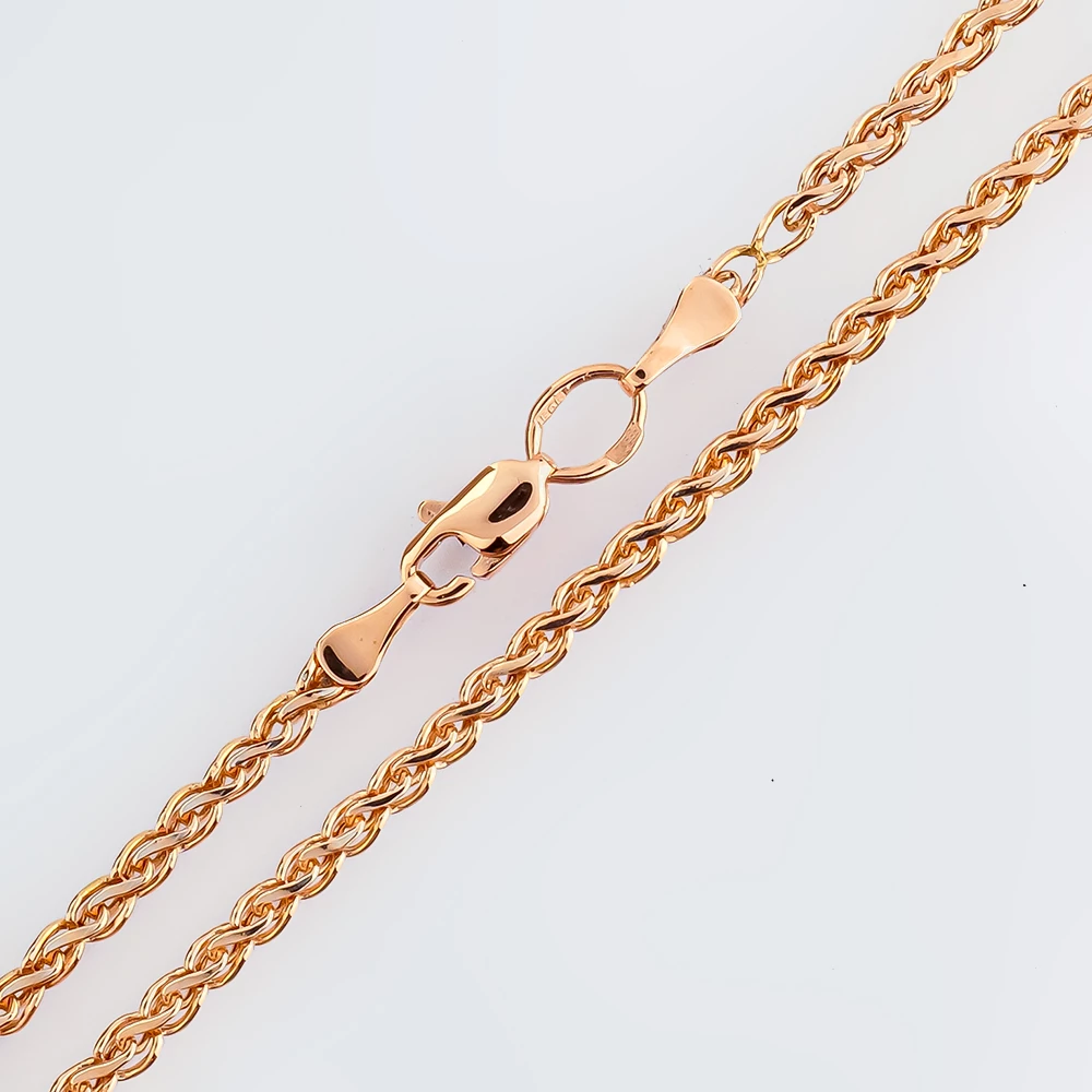 Цепь из красного золота 585 пробы 1