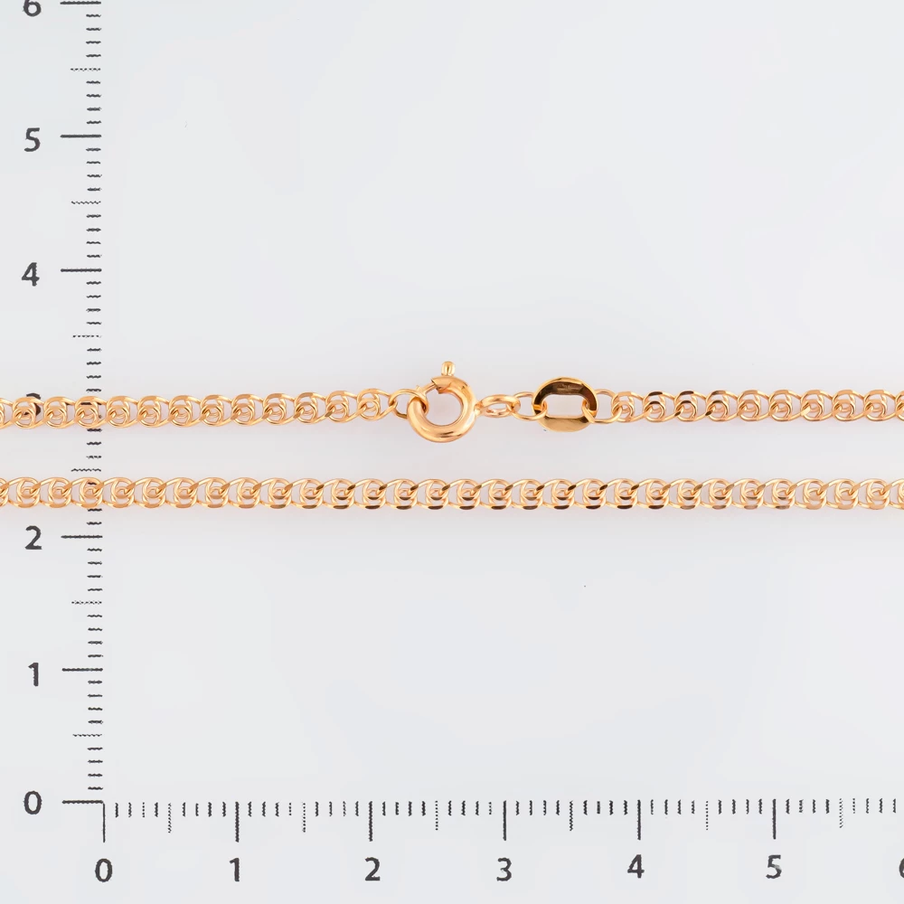 Цепь из красного золота 585 пробы