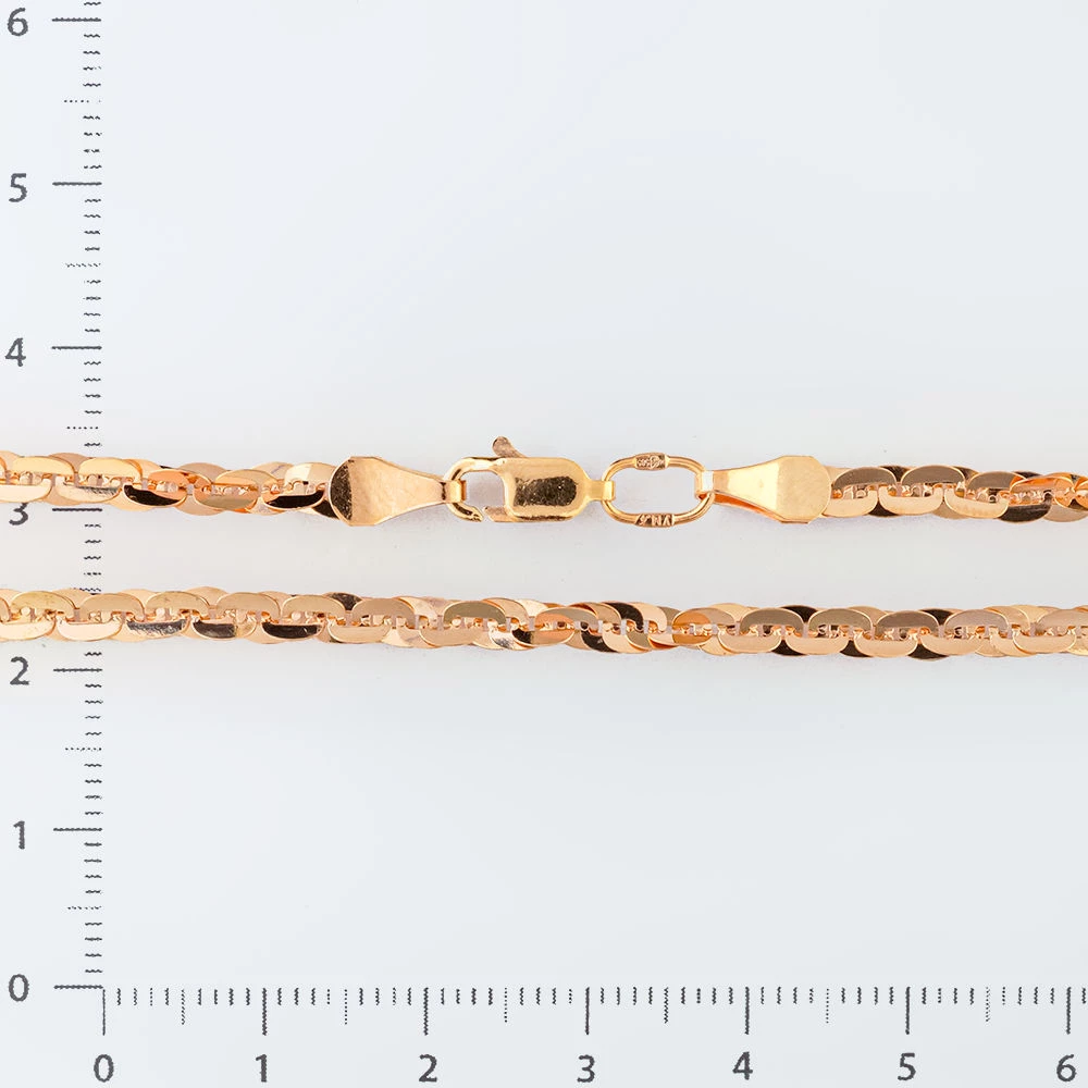 Цепь из красного золота 585 пробы