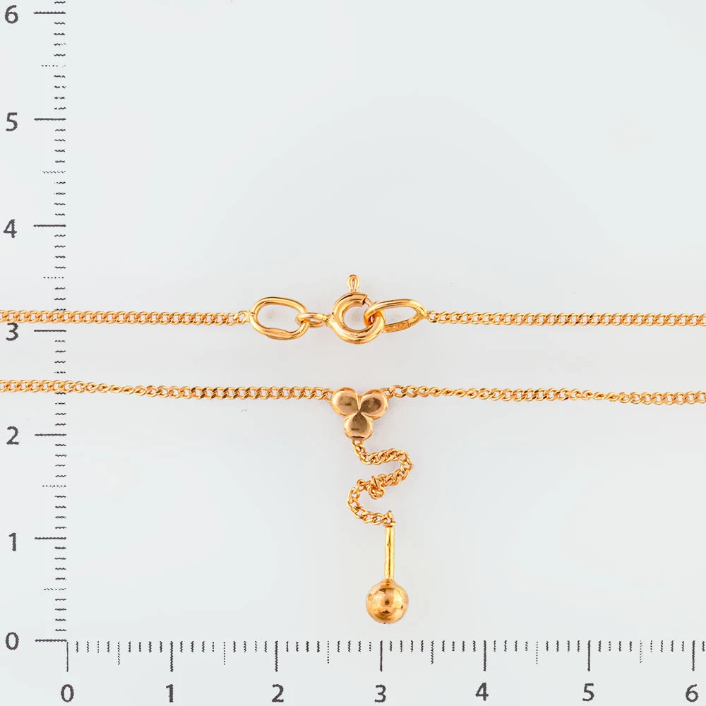 Цепь из красного золота 585 пробы