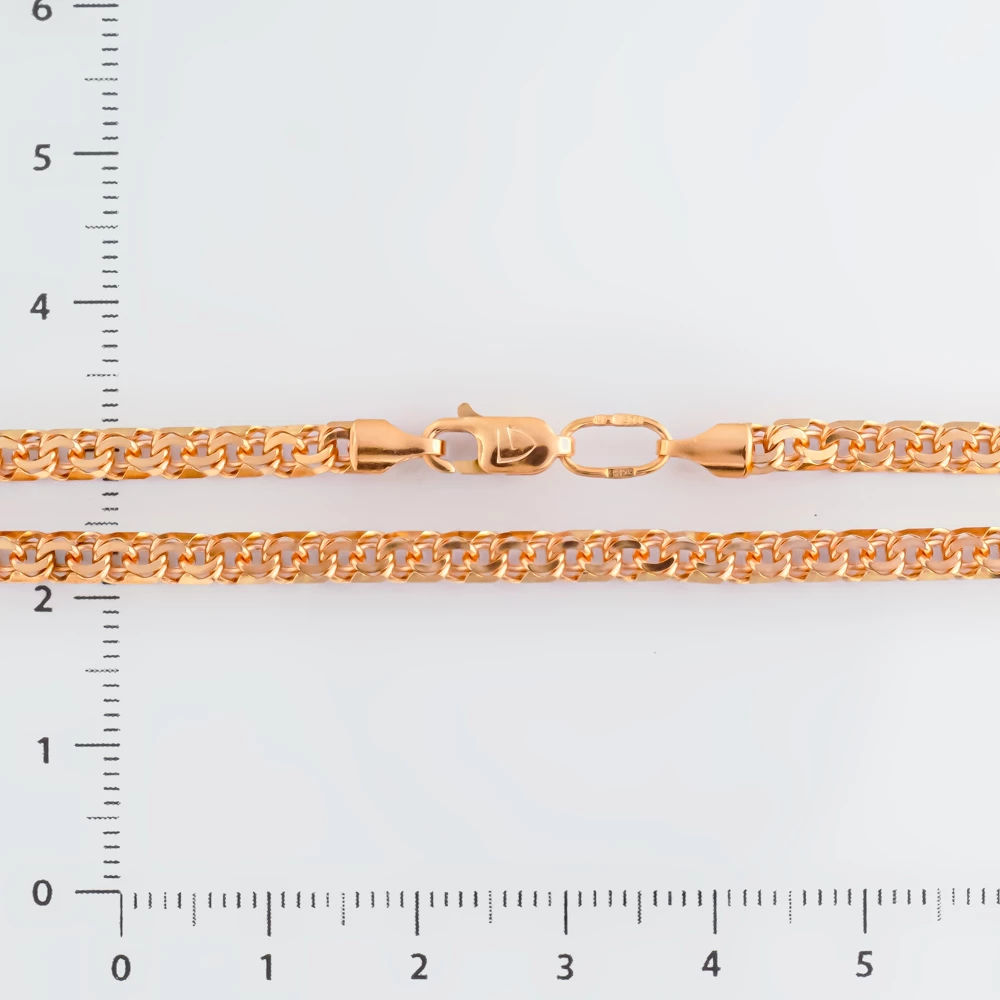 Цепь из красного золота 585 пробы