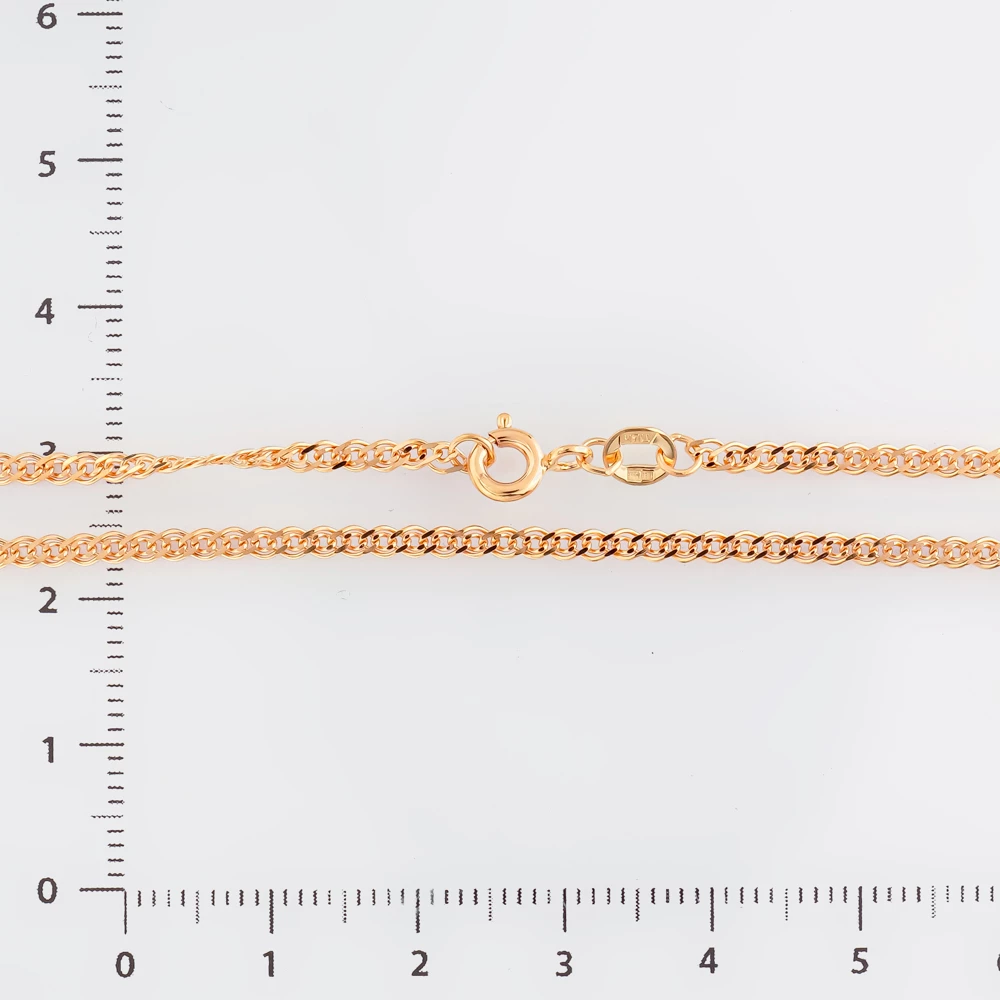 Цепь из красного золота 585 пробы