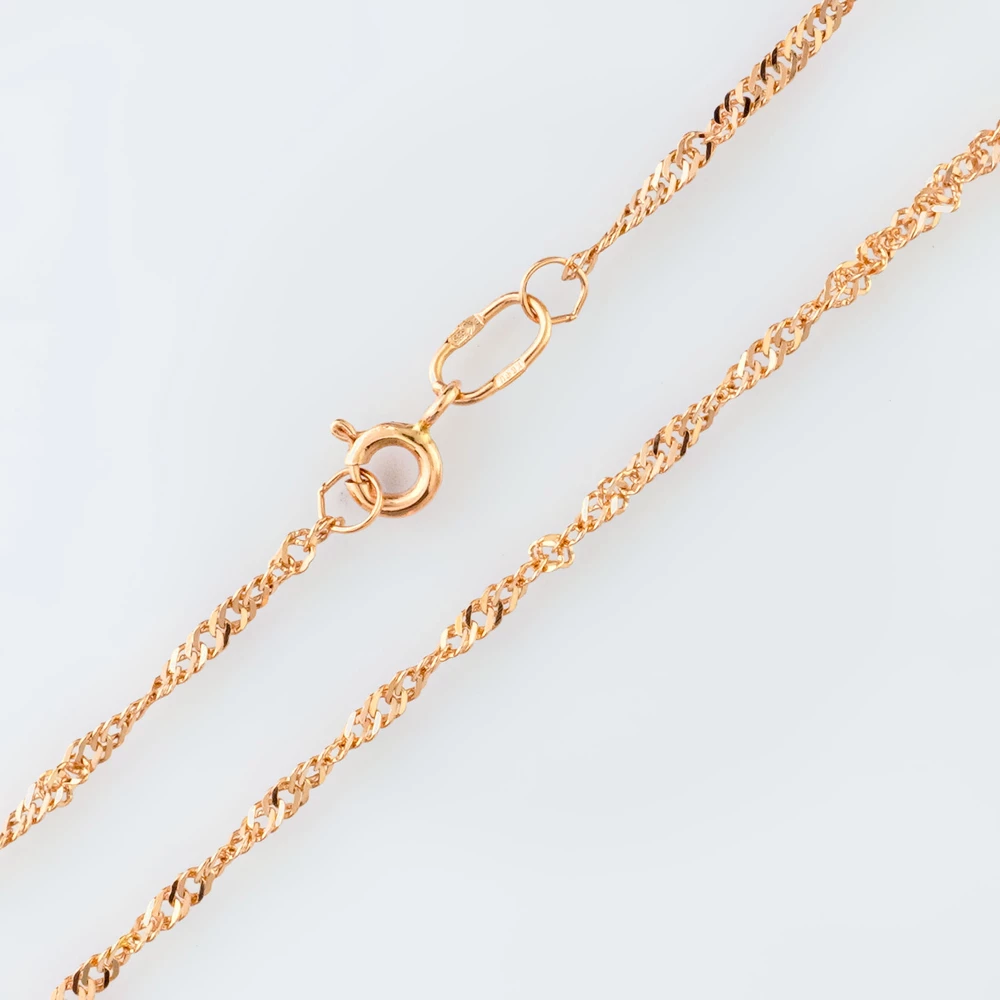 Цепь из красного золота 585 пробы