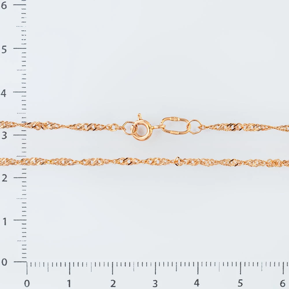 Цепь из красного золота 585 пробы