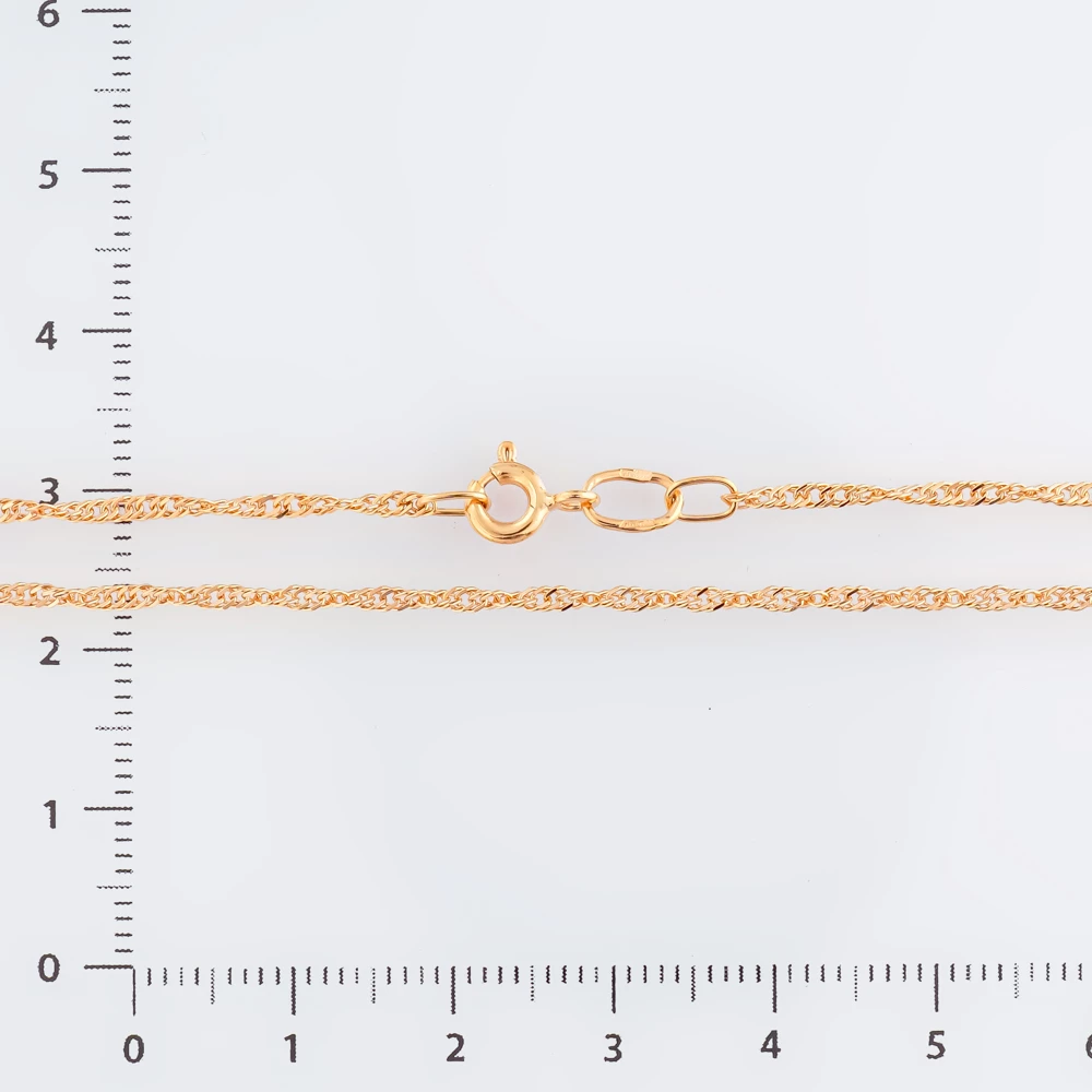 Цепь из красного золота 585 пробы