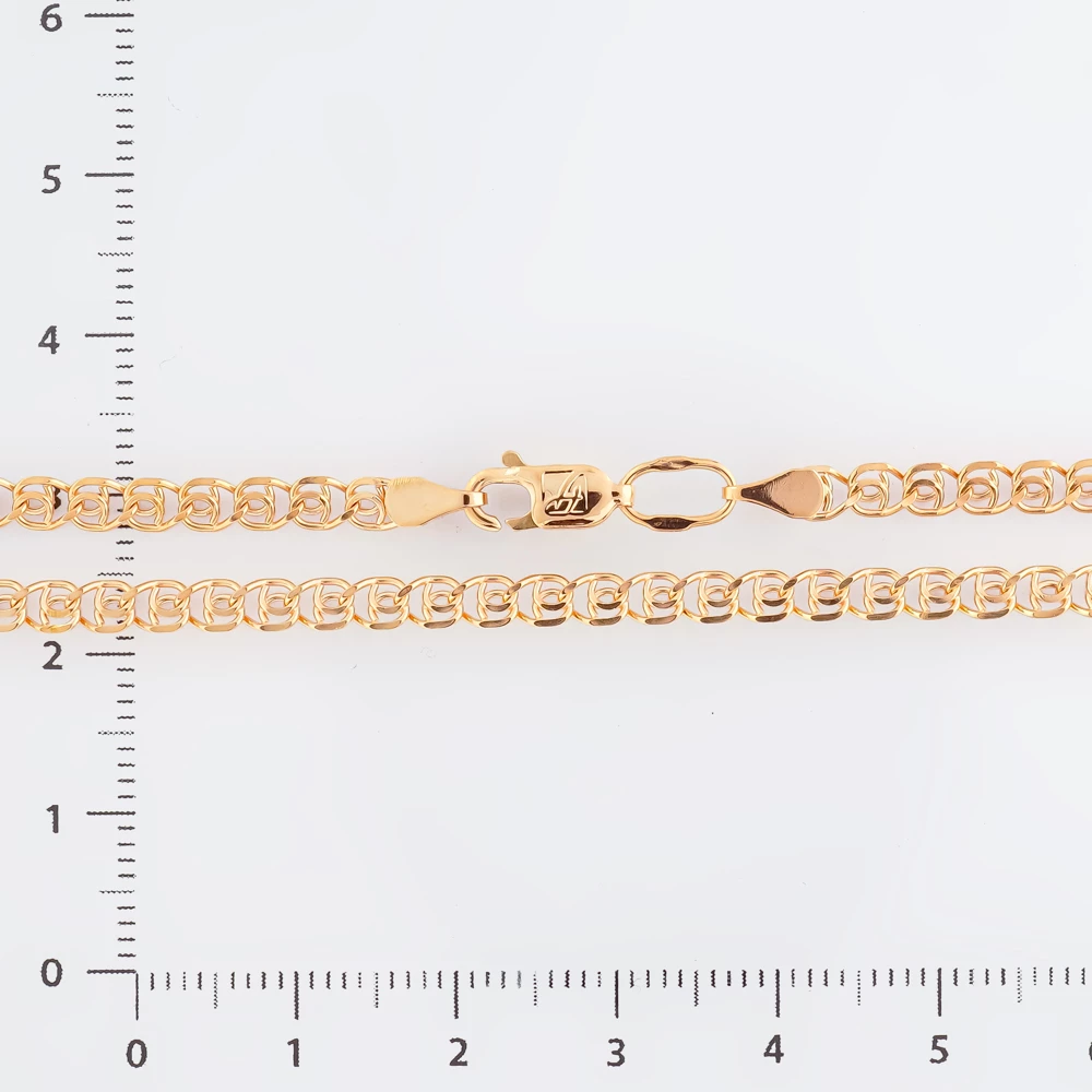 Цепь из красного золота 585 пробы