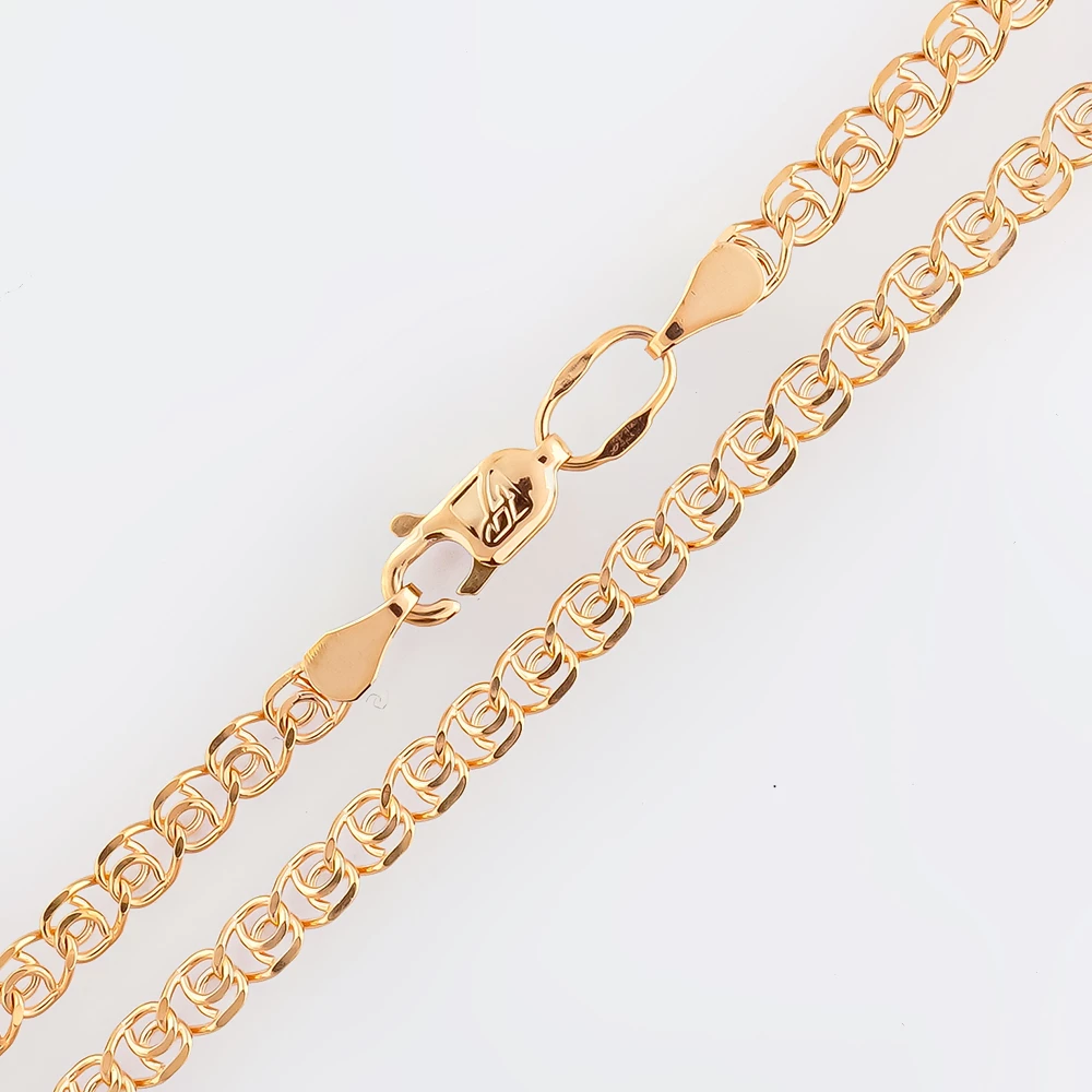 Цепь из красного золота 585 пробы