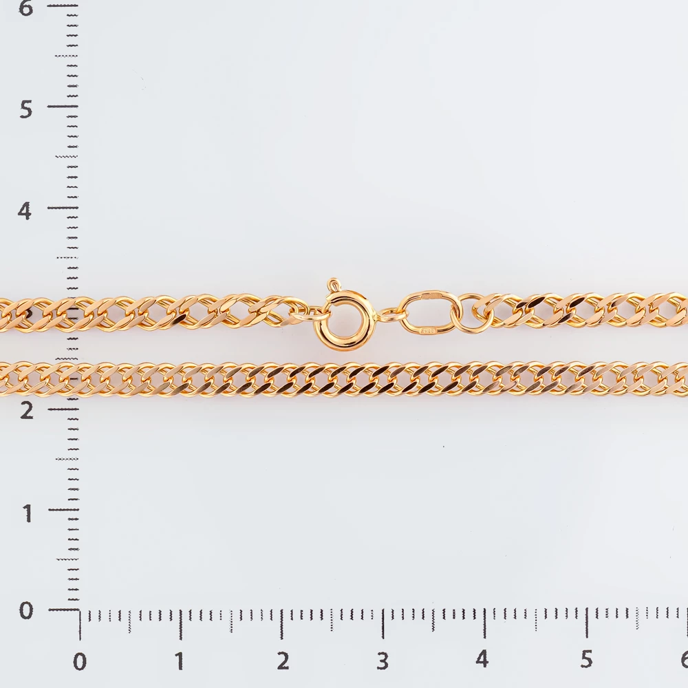 Цепь из красного золота 585 пробы